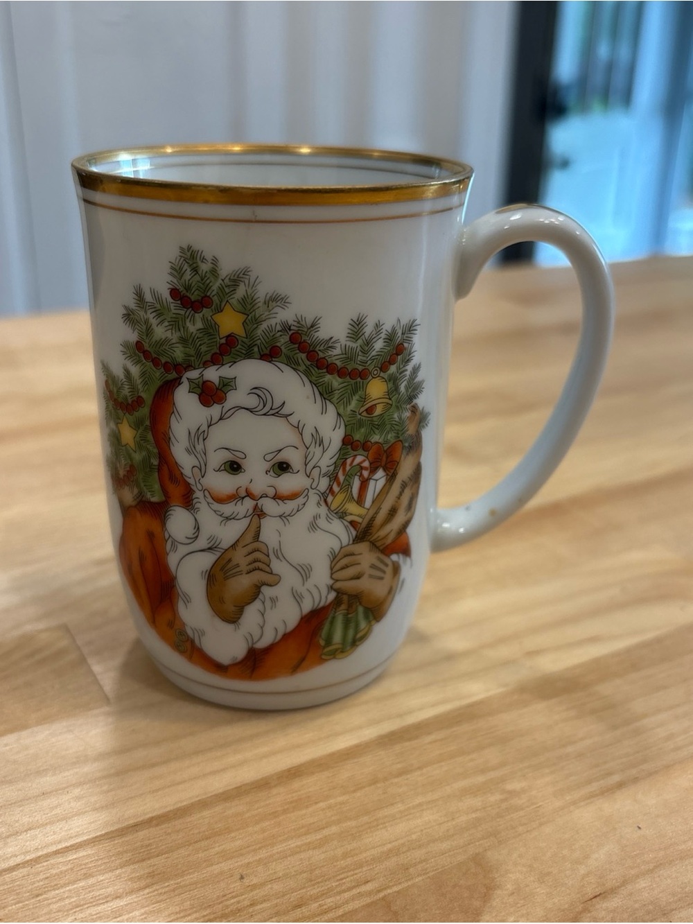 Vintage Fitz And Floyd, Inc Japan ST. NICHOLAS Coffee Tea Hot Chocolate Mug